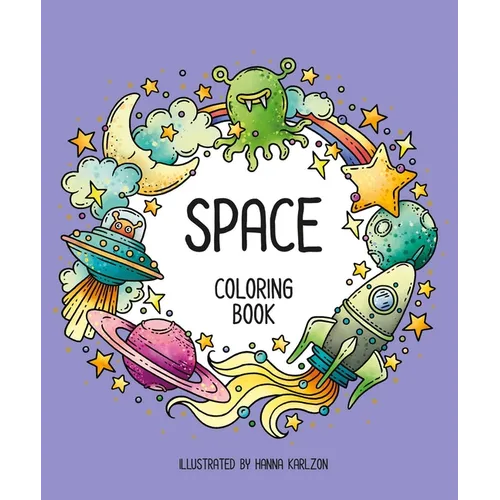 Space: Coloring Book - Paperback