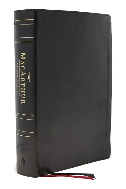 Nasb, MacArthur Study Bible, 2nd Edition, Genuine Leather, Black, Thumb Indexed, Comfort Print: Unleashing God's Truth One Verse at a Time - Leather