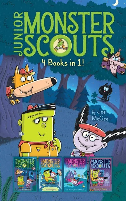 Junior Monster Scouts 4 Books in 1!: The Monster Squad; Crash! Bang! Boo!; It's Raining Bats and Frogs!; Monster of Disguise - Hardcover