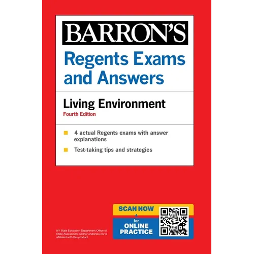 Regents Exams and Answers: Living Environment, Fourth Edition - Paperback
