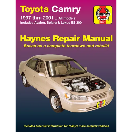 Toyota Camry, Avalon, Solara & Lexus Es 300 1997-01 - Paperback