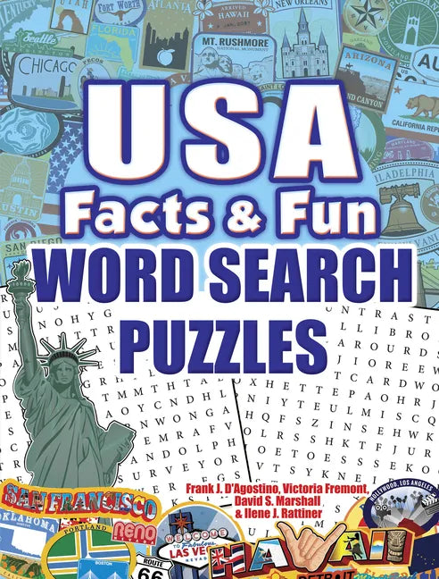 USA Facts & Fun Word Search Puzzles - Paperback