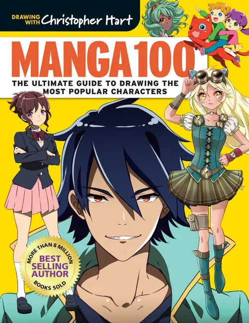 Manga 100: The Ultimate Guide to Drawing the Most Popular Characters - Paperback