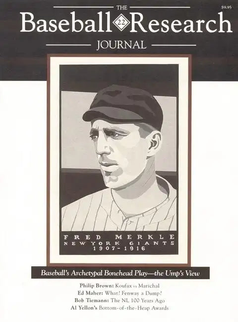 The Baseball Research Journal (Brj), Volume 22 - Paperback