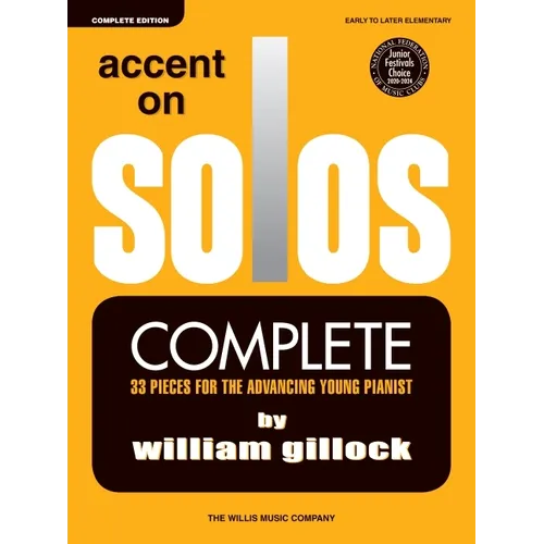 Accent on Solos - Complete: Early to Later Elementary Level - Paperback