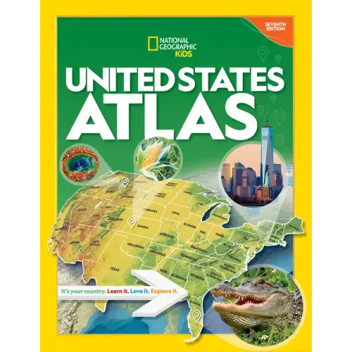 National Geographic Kids United States Atlas, 7th Edition - Hardcover