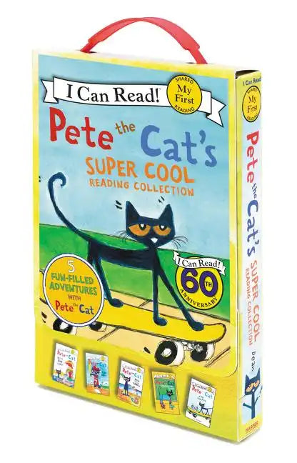 Pete the Cat's Super Cool Reading Collection: A Box of 5 I Can Read Favorites for Beginner Readers - Boxed Set