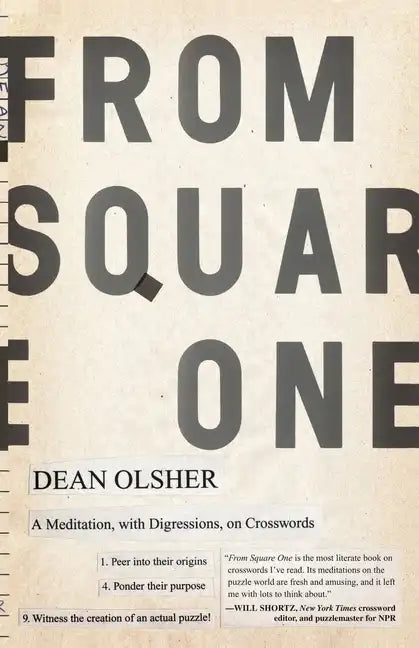 From Square One: A Meditation, with Digressions, on Crosswords - Paperback