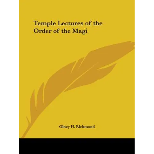 Temple Lectures of the Order of the Magi - Paperback