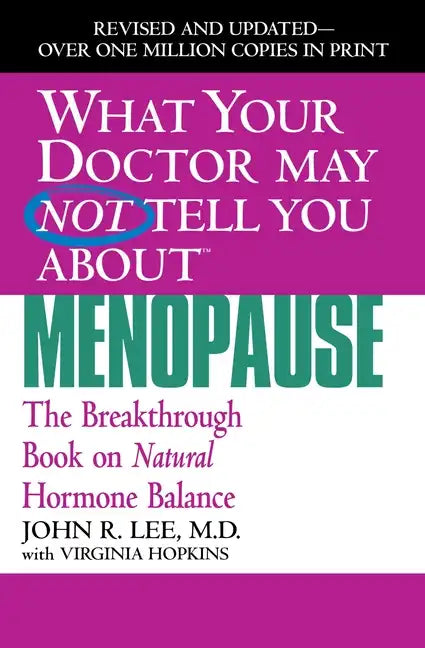 What Your Doctor May Not Tell You about Menopause: The Breakthrough Book on Natural Hormone Balance - Paperback