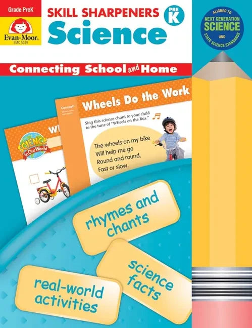 Skill Sharpeners: Science, Prek Workbook - Paperback