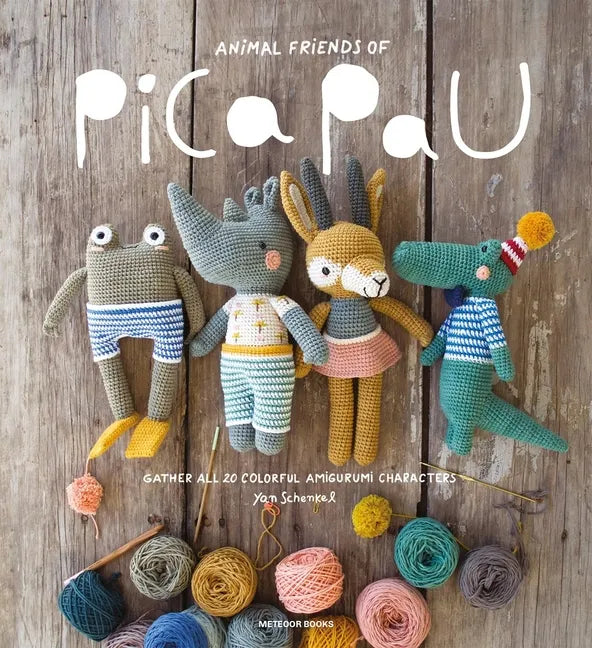 Animal Friends of Pica Pau: Gather All 20 Colorful Amigurumi Animal Characters - Paperback