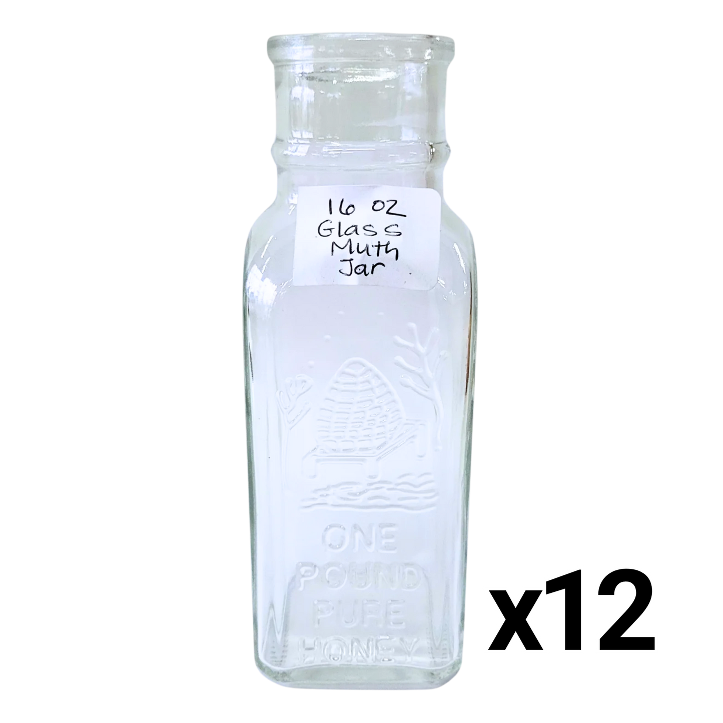 16 oz Glass Muth Jar