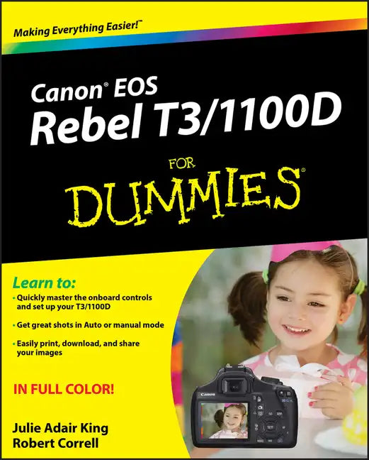 Canon EOS Rebel T3/1100d for Dummies - Paperback
