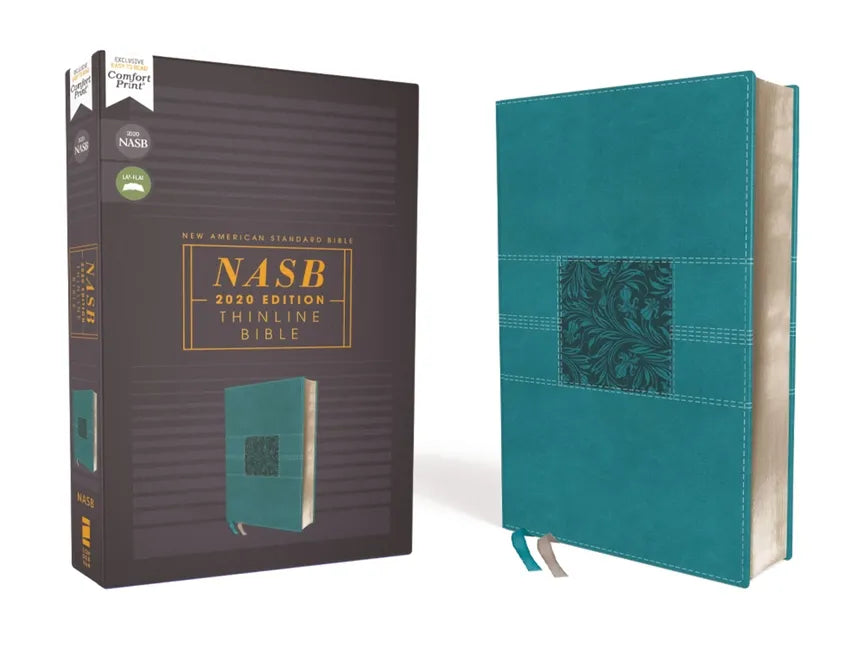 Nasb, Thinline Bible, Leathersoft, Teal, Red Letter Edition, 2020 Text, Comfort Print - Imitation Leather