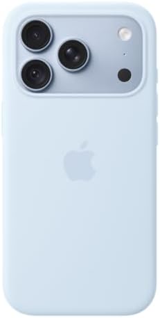 Apple iPhone 18 Pro Silicone Case With MagSafe Crisp Blue