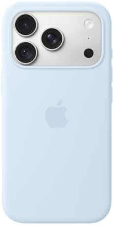 Apple iPhone 18 Pro Silicone Case With MagSafe Crisp Blue
