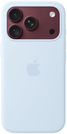 Apple iPhone 18 Pro Silicone Case With MagSafe Crisp Blue