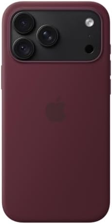 Apple iPhone 18 Pro Max Silicone Case with MagSafe – Burgundy