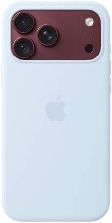 Apple iPhone 18 Pro Max Silicone Case with MagSafe – Crisp Blue