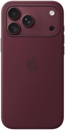 Apple iPhone 18 Pro Max Silicone Case with MagSafe – Burgundy