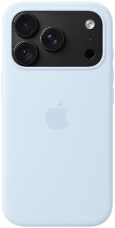 Apple iPhone 18 Pro Silicone Case With MagSafe Crisp Blue