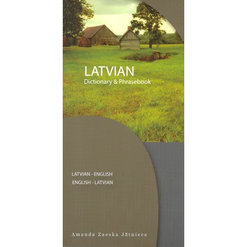 Latvian-English/English-Latvian Dictionary & Phrasebook - Paperback