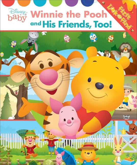 Disney Baby: Winnie the Pooh and His Friends, Too! First Look and Find - Board Book