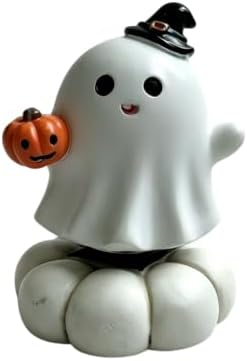 Turning Halloween Desk Decor Resin Figurine Toy Cartoon Tabletop Accent for Shelf Windowsill Coffee Table Party Display Halloween Resin Figurine Desk Accent Tabletop Ornament Shelf Display Room Base