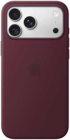 Apple iPhone 18 Pro Max Silicone Case with MagSafe – Burgundy