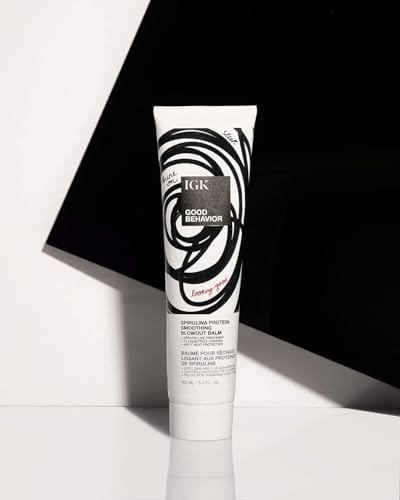 Igk Good Behavior Spirulina Smoothing Spray Anti Frizz Heat Protectant Vegan