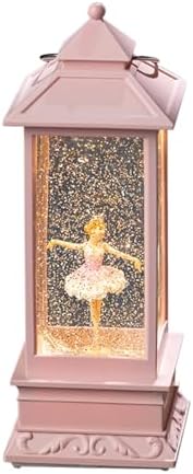 Ballerina Christmas Snow Globes Lantern, Shatterproof 10 Songs Music Box