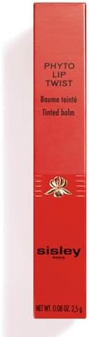 Sisley Paris Phyto-Lip Twist, 24 Rosy Nude - Tinted Lip Balm - Plumps & Smooths Lips - Smooth, Glide-On Texture - Shiny Finish