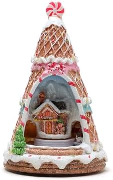 Christmas Tree House Musical Box with Train LED Light for Boy Girl Men Women Birthday Valentien Day Present Music Village
