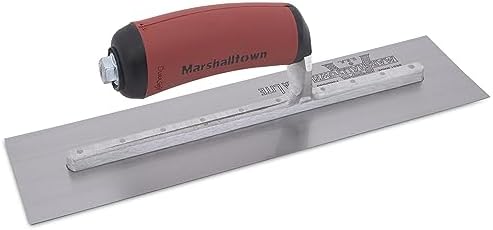 MARSHALLTOWN High Carbon Steel Finishing Trowel, 4 1/2 x 11 Inch Concrete, Masonry and Drywall Finishing Tool, Made in the USA, MXS1D
