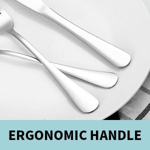 65PCS Silverware Set for 10 with Flatware Drawer Organizer, Stainless Steel Cutlery Set with Steak Knives, Include Spoons and Forks Set & Serving Utensils, Mirror Polished, Dishwasher Safe