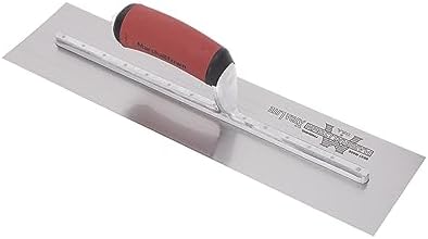 MARSHALLTOWN High Carbon Steel Finishing Trowel, 3 x 18 Inch Concrete, Masonry and Drywall Finishing Tool, Made in the USA, MXS75D