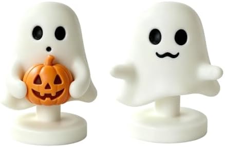 Rotating Ghost Figurine, Halloween Desk Decor, 3D Printed Ornament