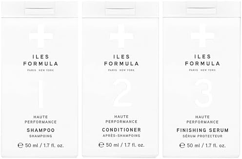 Iles Formula Mini Signature Set: Shampoo, Conditioner & Finishing Serum