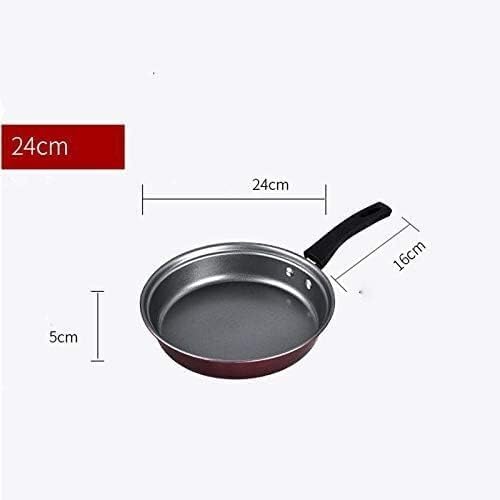 Cookware Set Pots and Pans Set 3Pcs Cookware Set Non-Stick Soup Pot with Glass Lid Wok Frying Pan Wrought Iron Cooking Pot Saucepan Set Kitchen Cooking Pot Set Cooking Pa(