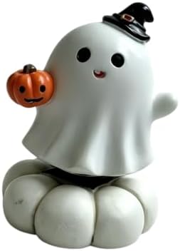 Turning Halloween Desk Decor Resin Figurine Toy Cartoon Tabletop Accent for Shelf Windowsill Coffee Table Party Display Halloween Resin Figurine Desk Accent Tabletop Ornament Shelf Display Room Base
