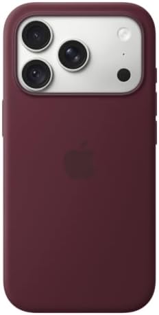Apple iPhone 18 Pro Silicone Case with MagSafe – Burgundy
