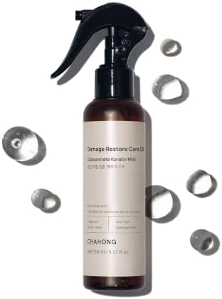 CHAHONG Keratin Leave-In Hair Oil Mist with Hydrolyzed Protein 5 oz