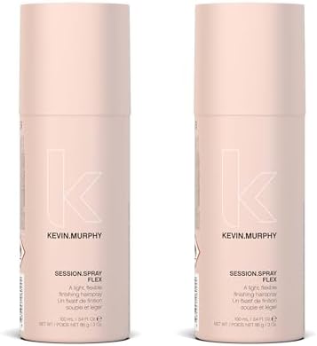 KEVIN.MURPHY SESSION.SPRAY FLEX Flexible Finishing Spray, 3.4 fl oz, 2-Pk