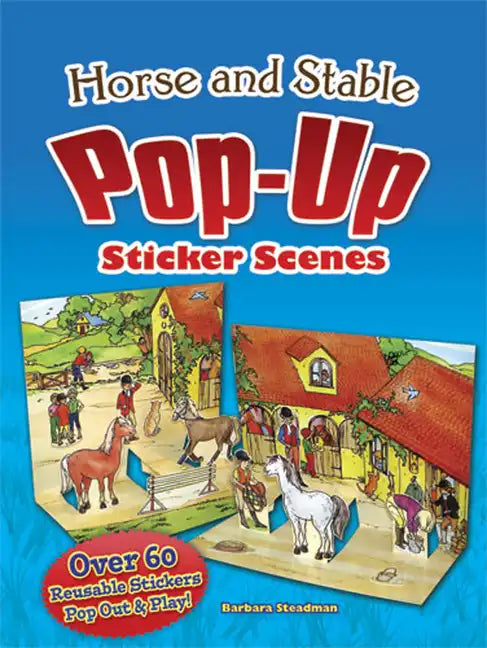 Horse and Stable Pop-Up Sticker Scenes - Paperback