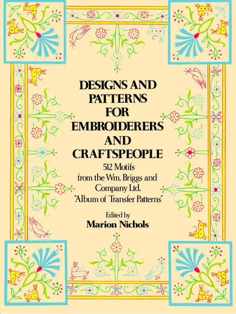 Designs and Patterns for Embroiderers and Craftspeople - Paperback