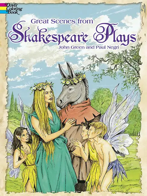 Great Scenes from Shakespeare's Plays Coloring Book - Paperback