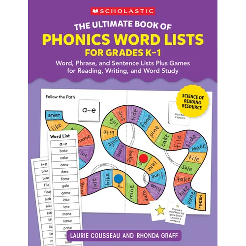 The Ultimate Book of Phonics Word Lists: Grades K-1: Games & Word Lists for Reading, Writing, and Word Study - Paperback