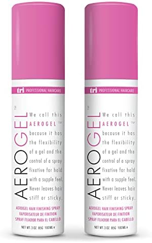 TRIDESIGN Aerogel Strong Hold Volumizing Hair Spray - 3 oz, 2 Pack