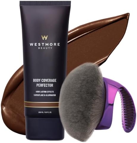 Westmore Beauty Full Coverage Waterproof Leg Makeup With Brush 6N